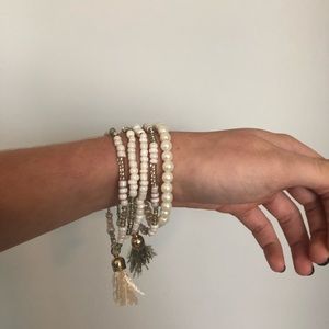 Tassel bracelet bundle